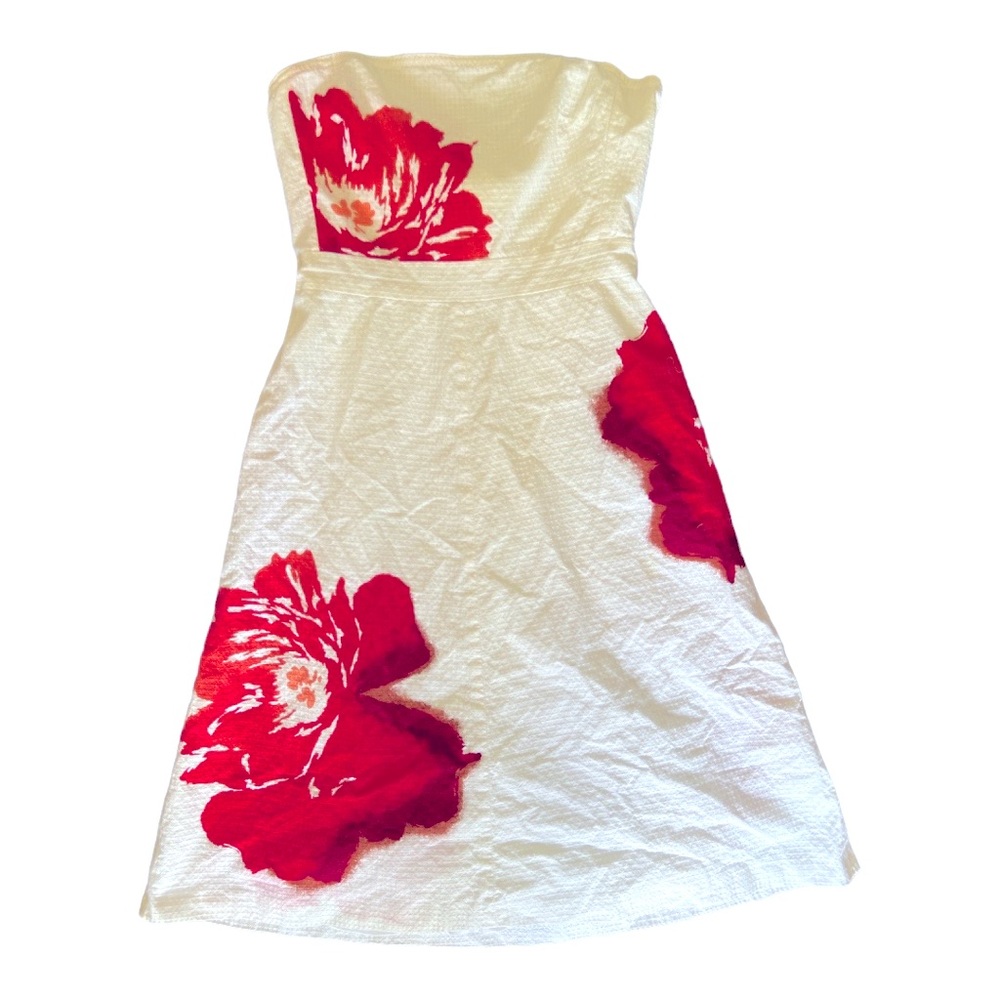JCREW POPPY STRAPLESS DRESS